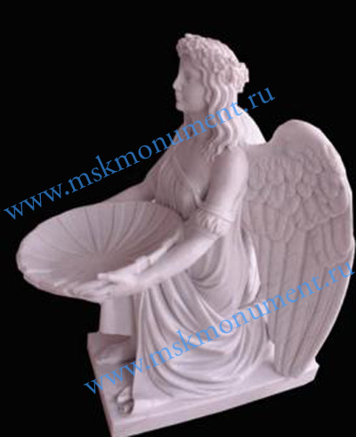скульптура ангела на кладбище