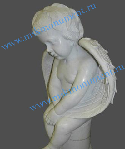 скульптура ангела из мрамора